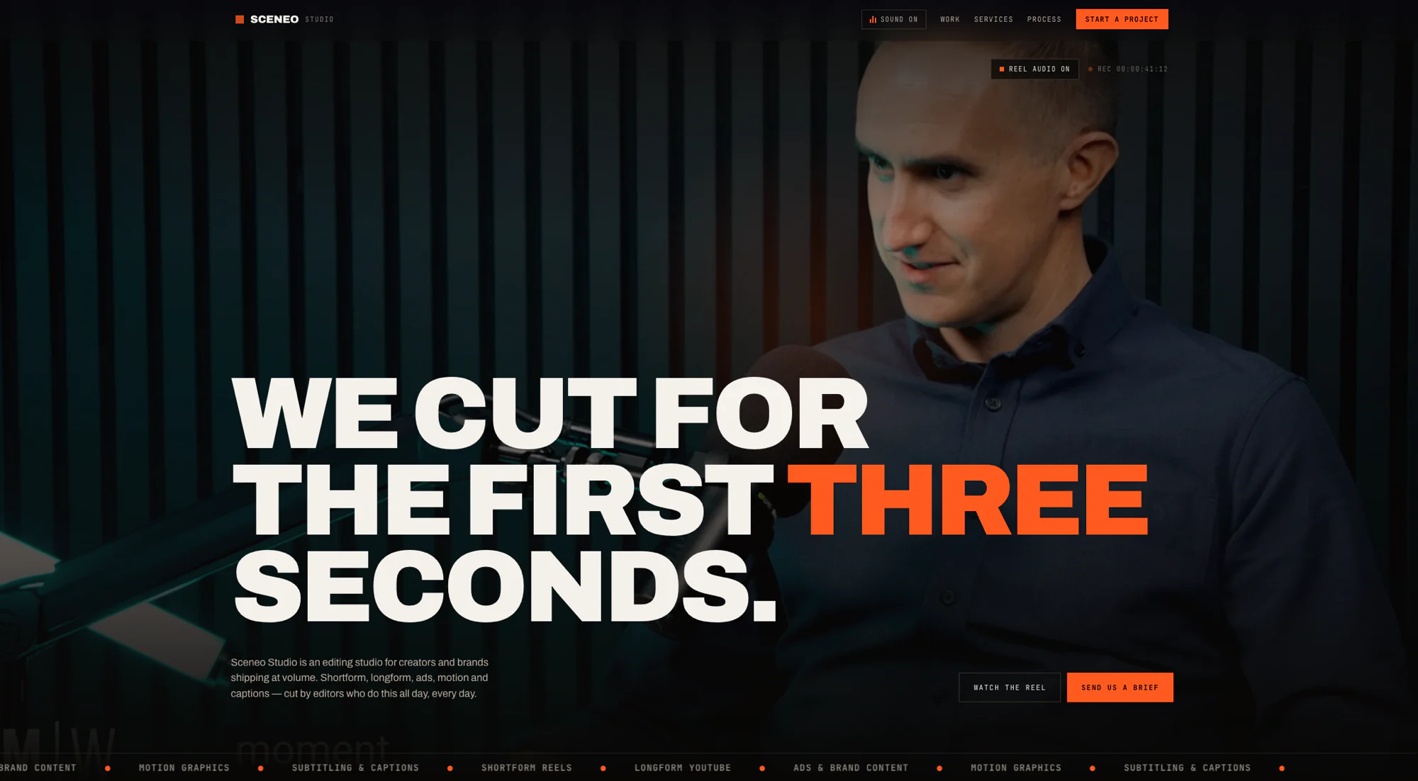 Sceneo Studio homepage